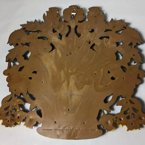 Syroco Wall Hanging Pair Fruit Flower Baskets Plastic Vintage MCM  Decor 5620B - Picture 11 of 16